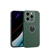 Applicable To IPhone16pro Carbon Fiber Texture Mobile Phone Case Full-inclusive Apple 15tpu Matte Soft Shell
