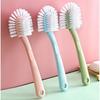 Five-Sided Long Handle Shoe Cleaning Brush with Stiff Bristles