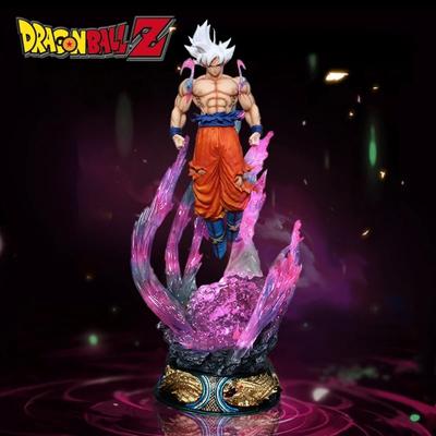 2025 Neue Dragon Ball Son Goku 25cm Figur Ultra Instinct Super Saiyan Figur Statue PVC Statue Modell Ornament Sammlung Geschenk