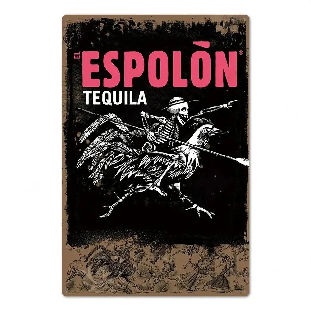 Vintage Tequila Bar Metal Tin Logo Plaque Tin Painting Bar Club Modern Wall Art Home Decoration Board Wall Painting Gift