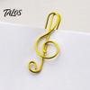 Creative File Fasteners Musical Note Paper Clips, Colorful Metal Treble Clef Decorative Cute Music Themed Gifts Fasteners, Bookmarks for Office