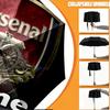 Custom Name Personalized Football Team Print Umbrella, Auto Open Close, 8‑Rib Sturdy Frame, Commute Camping Hiking Use, Birthday Gift