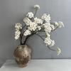 90cm Artificial Pear Blossom Branches Plastic Artificial Cherry Blossom  Home Garden Decor