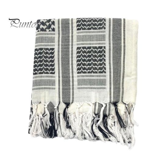 

Шаль с клетчатым принтом и бахромой по краям, жаккардовая, защита от солнца, песка и ветра, шарф в этническом стиле для мужчин и женщин, шаль для отдыха на открытом воздухе