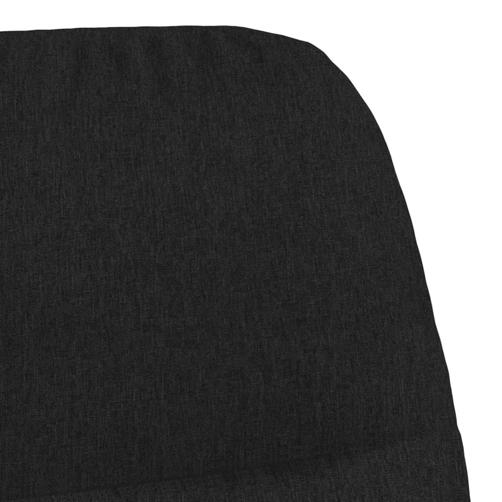 Rocking Chair Black Fabric