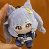 Genshin Impact Plush Dolls Venti Xiao Focalors Scaramouche Yoimiya Furina Kazuha Yae Miko Bag Pendant Keychain Stuffed Toys Gift