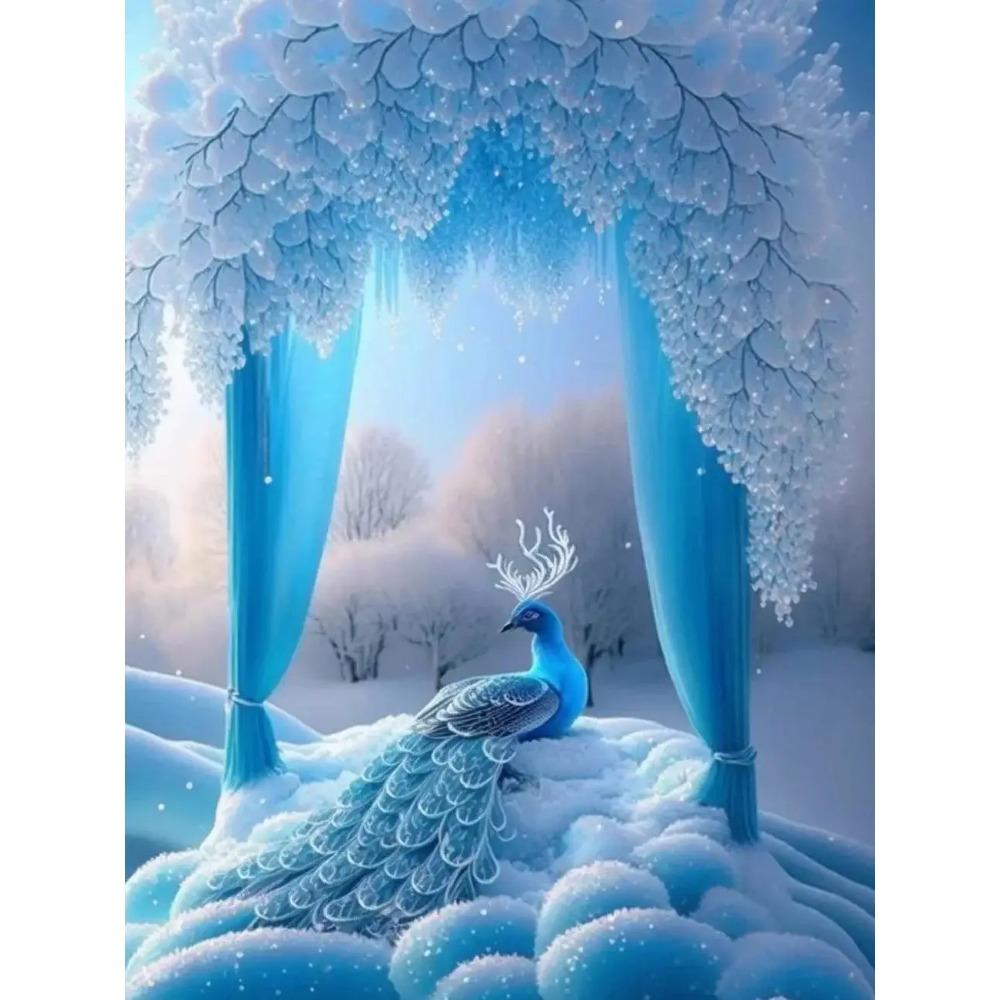 DIY Full Round Diamond Painting Cross Stitch 3D Cute Animal Home Decorative Art Scene Painting Diamond Painting 5d Diamond Art Painting