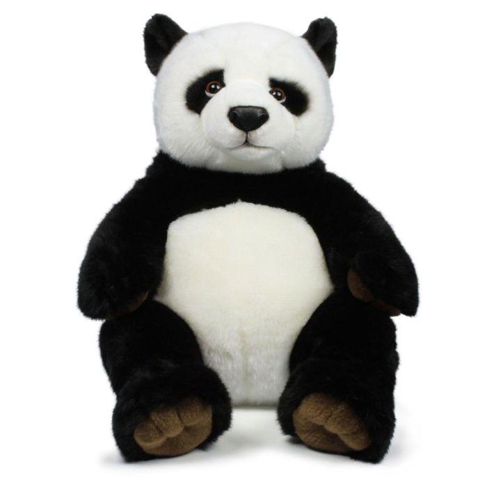 Peluche - wwf - panda assis - 47 cm - pour bébé