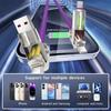 240W Fast Charge Cable 4-in-1 USB Type C Silicone For iPhone Samsung Huawei Xiao Mi Type-C To USB A High Speed