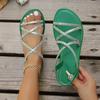 Fashion Women Sandals Elegant Flat Sandals Summer Fashion Shoes Woman 2025 New Female Footwear De Mujer Beach Shoes Women Sandalias
