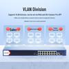 Hikvision 9-Port 100Mbps POE Managed Switch CN Plug (adapter Included)