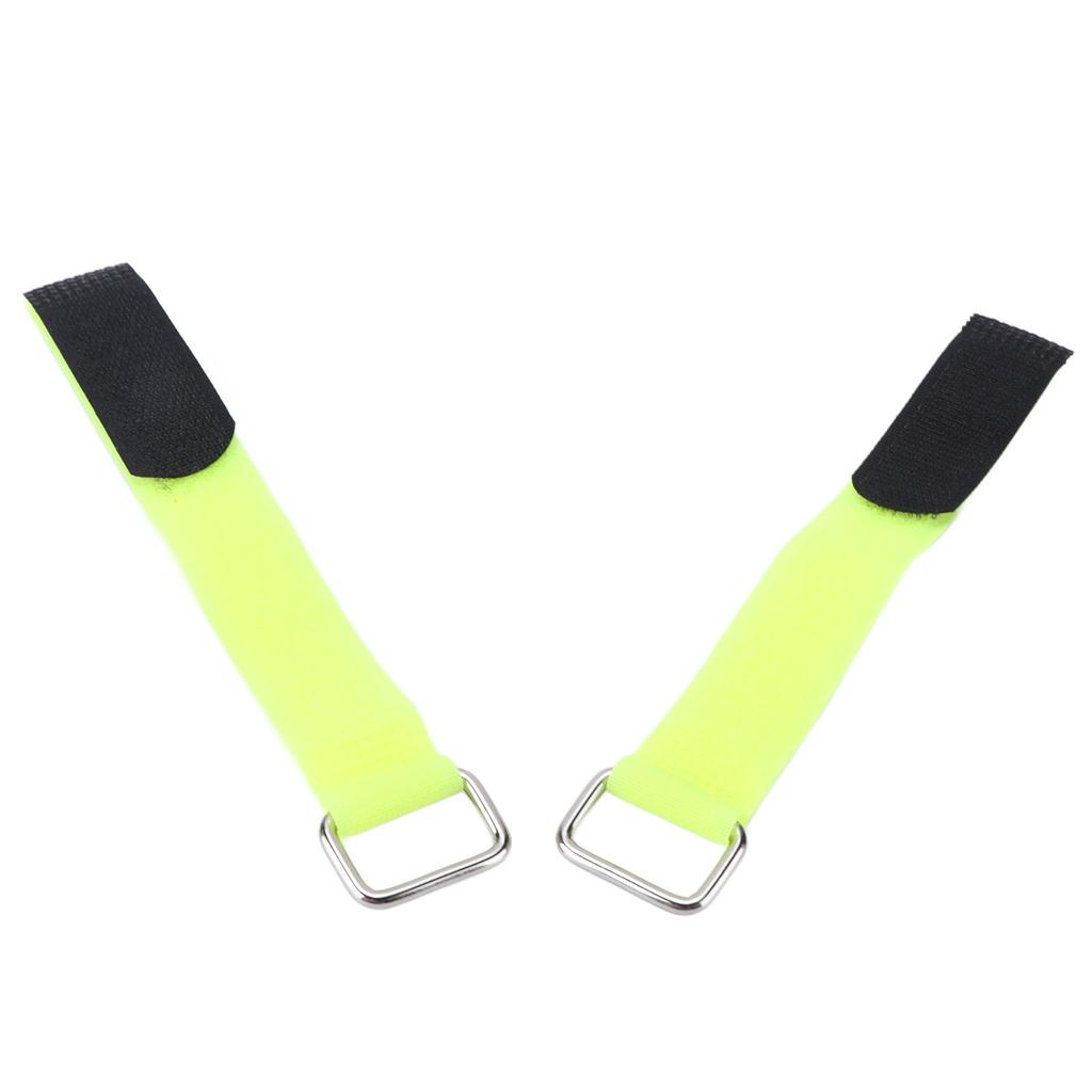 2Pcs Fastening Straps Nylon 20x200mm Adjustable Elastic Bicycle Fixed Organizer BeltYellow