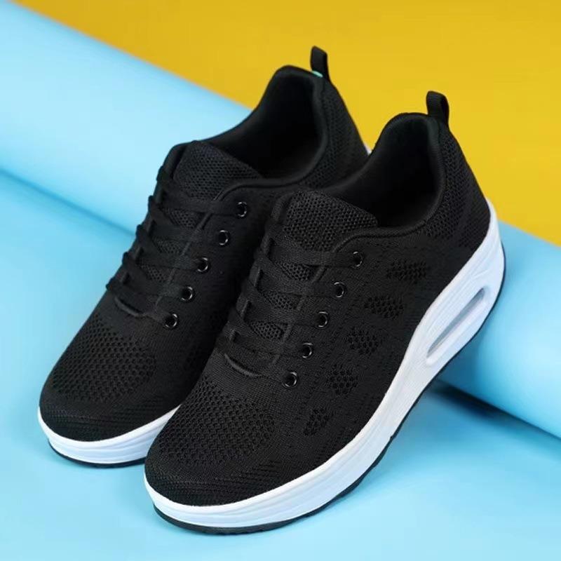 Spring walking shoes mesh air-permeable cushion sports shoes casual platform rockers children's single shoes 7