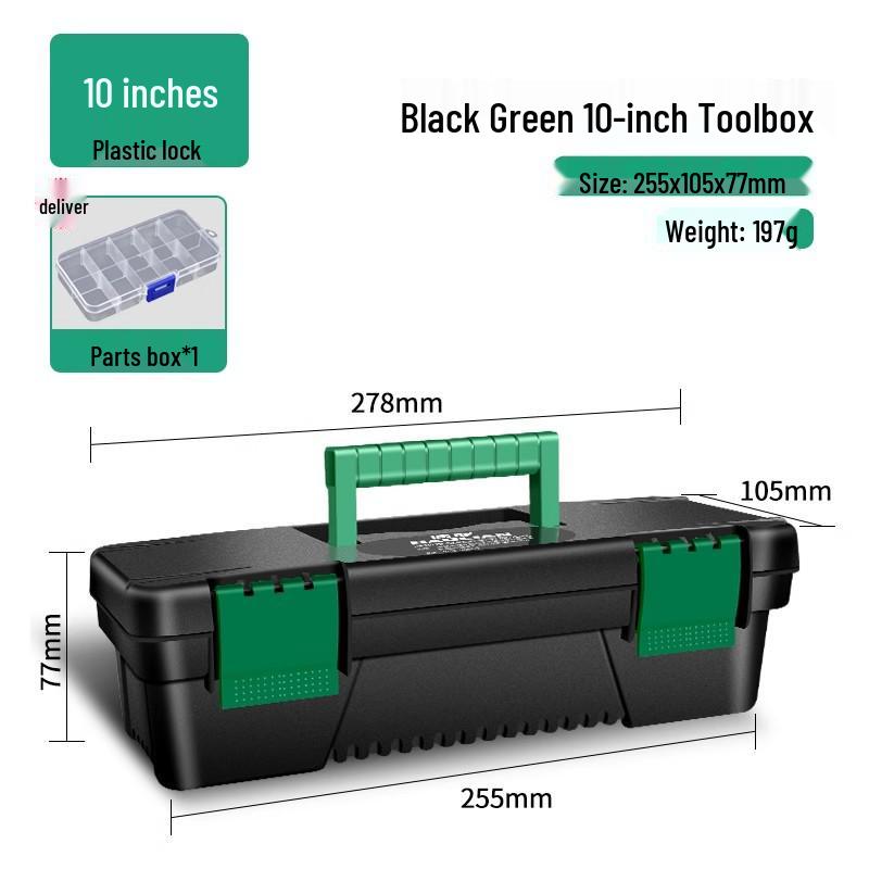 Baolian Professional Multi-Functional Tool Box for Household and Car Maintenance