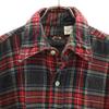 FRUIT OF THE LOOM 70s vintage Check Pattern Long sleeve Flannel shirt M Men's Used