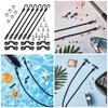 Canoes Bungees Shock Cord Hook Hanging End Hook Canoes Accessories Boats Hook for Fishing Boats and Water Sport