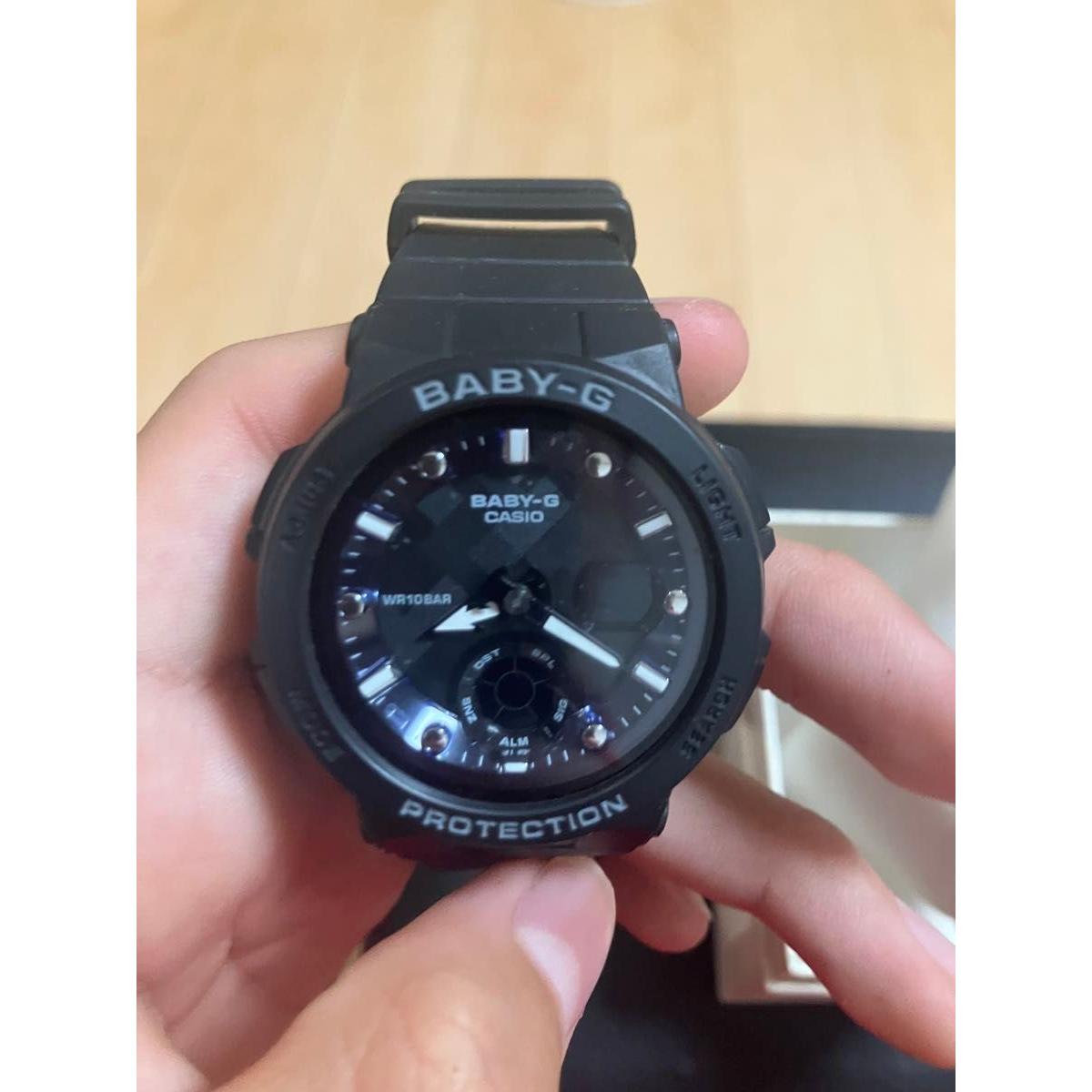 CASIO BABY-G PROTECTION WR10BAR watch black price reduction available