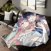 Anime 7th Time Loop Blanket For Sofa Office Bed Plane Travel Sleep Read Relax Camping Soft And Warm