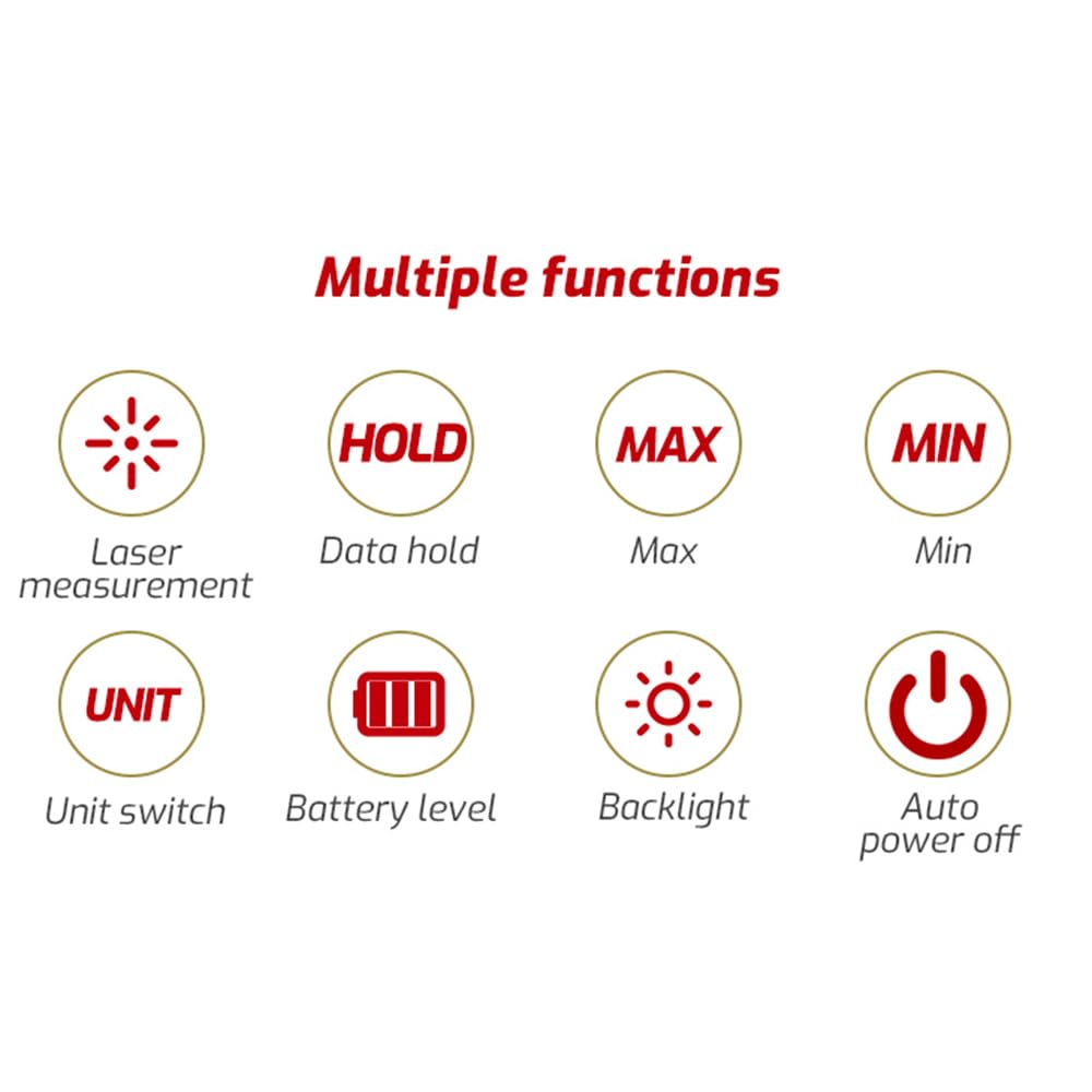 Hosioe Digital Tachometer Touch Mini RPM Tester Meter LCD Display Handheld Digital Phototachometer Motor Wheel Lathe for Car Manufacturing