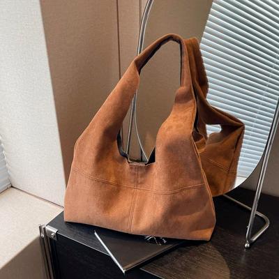 Tracolla Casual Filo da Cucito Borsa a Spalla Stile Base Pendolare Casual Versatile Borsa da Donna
