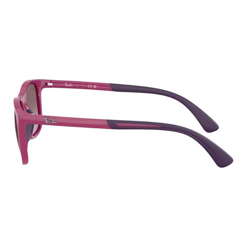 Ray-Ban Full Frame Design Injection Molded Square Sunglasses Kids Pink