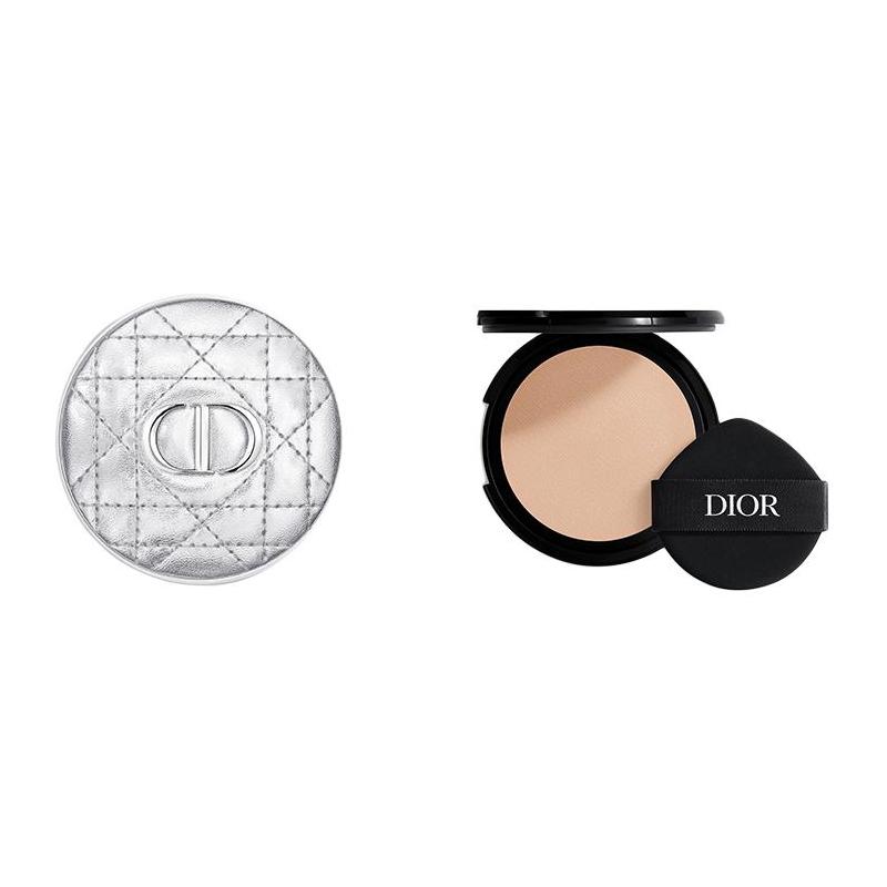 

DIOR Cushion Two-piece set: retro silver plaid + smooth satin #1N air cushion core