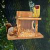 Hanging Hamster Feeding Box Durable Pet Food Dispenser Squirrel Feeder  Hummingbird