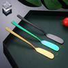 Stainless Steel Butter Knife Gold-plated Korean Style Long Handled Jam Butter Spreading Knife Butter Piping Knife