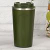 Coffee Travel Mug Food Grade 304 Stainless Steel Double Walled Insulated Cup for Hot and Cold Drinks 510ml Green