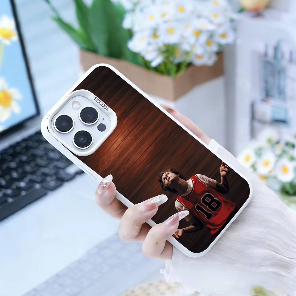 H-HaRRy Styles   Phone Case For iPhone17, 16,15,14,13,12 Pro Max White Candy Matte Shockproof Cover
