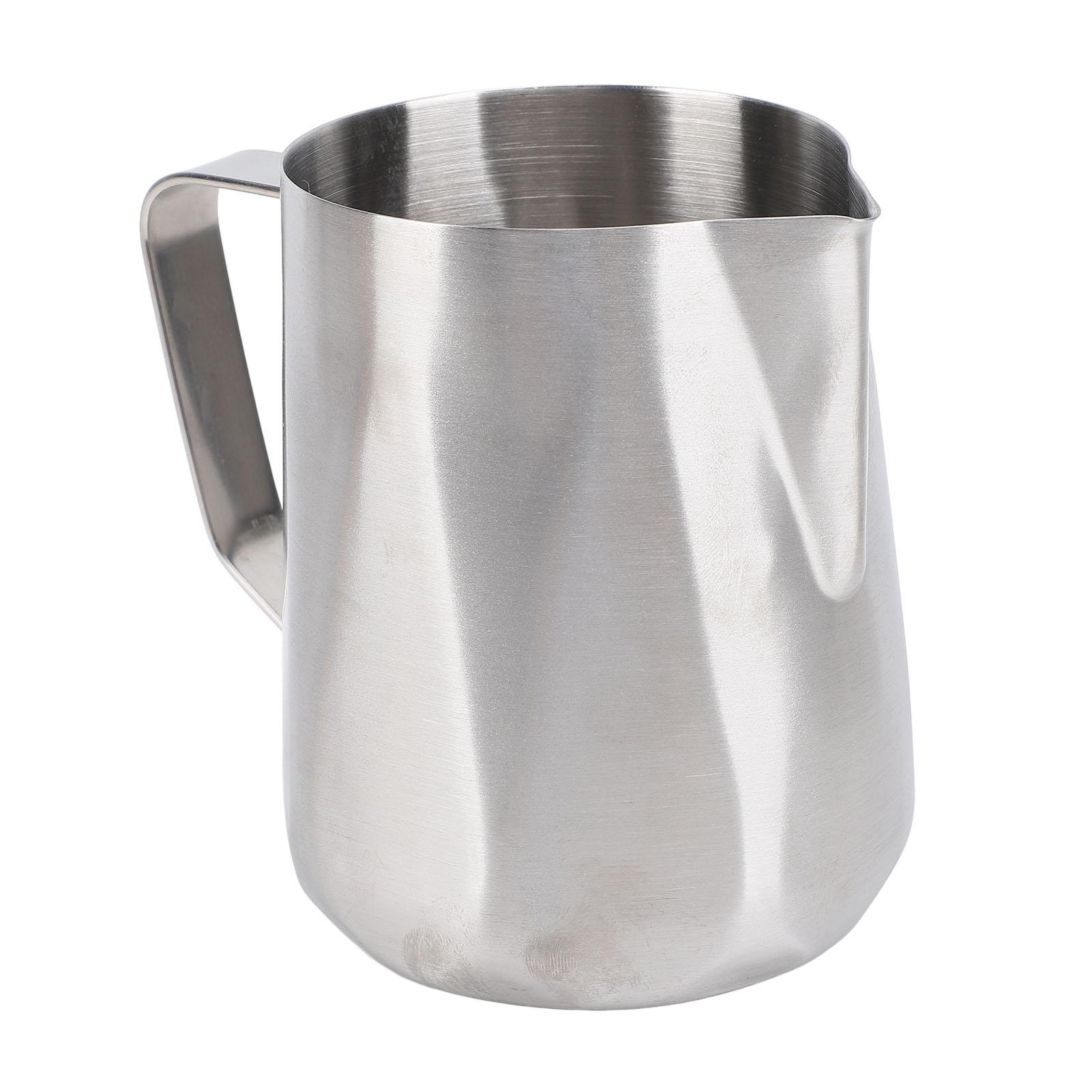 

Питчер для вспенивания молока из нержавеющей стали 304, профессиональный, с острым носиком, с ромбовидным узором, для кофе латте-арта L