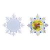 Snowflake Photo Frame Drop Glue Mold Diy Christmas Decor Snowflake Photo Frame Pendant Desktop Ornament Silicone Mold