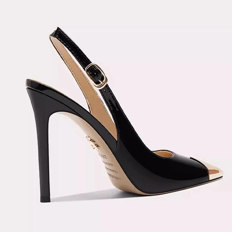 Mode Damen High Heel Sandalen Spitzschuhe Elegante Stilettos Schuhe Sexy Damen Pumps Mode 2025 Luxus Sommer Damenschuhe