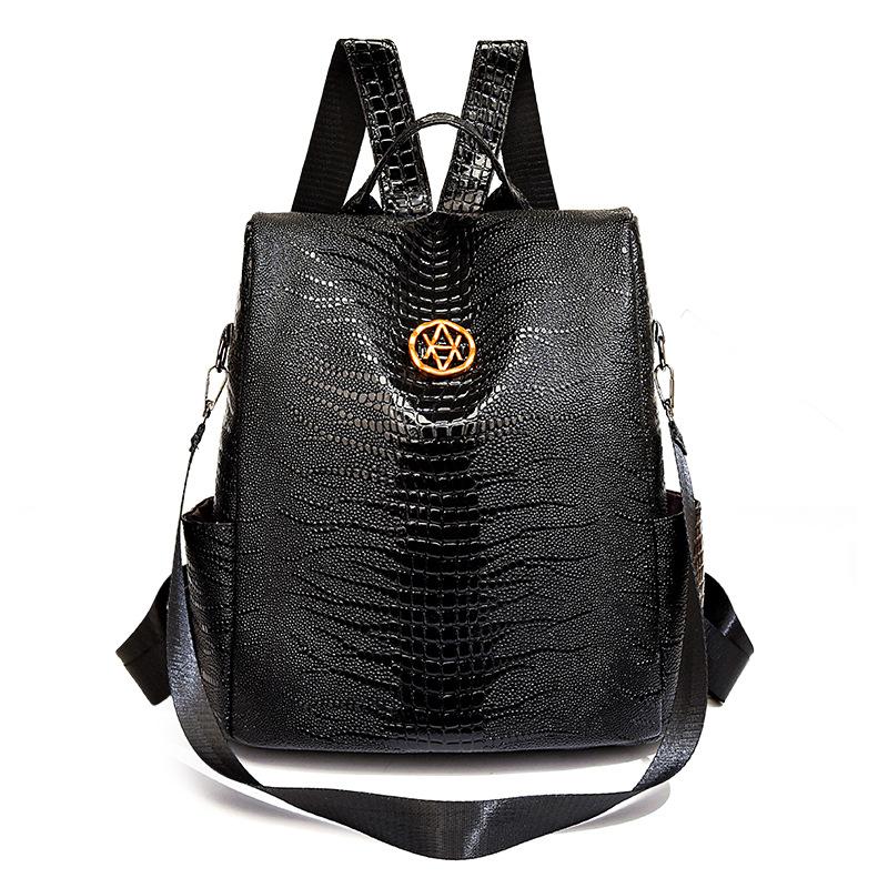 New Arrival Korean Style Anti-Theft Women's Backpack - Large Capacity PU Leather Multi-functional Bag for School & Daily Use, Minimalist & Versatile