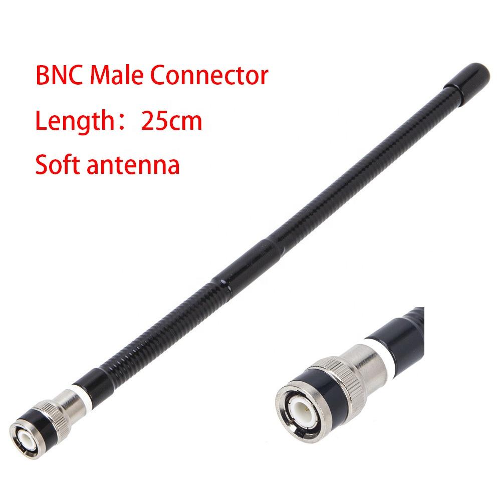 Antenna Portatile Walkie Talkie CB 27 MHz con Connettore Maschio BNC 5W per Radio per Uso Portatile su Auto Cobra Midland Uniden