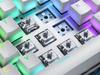 Geeky GK61 Mechanical Gaming Keyboard 61 Keys Multicolor RGB LED Backlit for Gamers ANSI US American Layout Mechanical Speed 60% Hot-Swappable