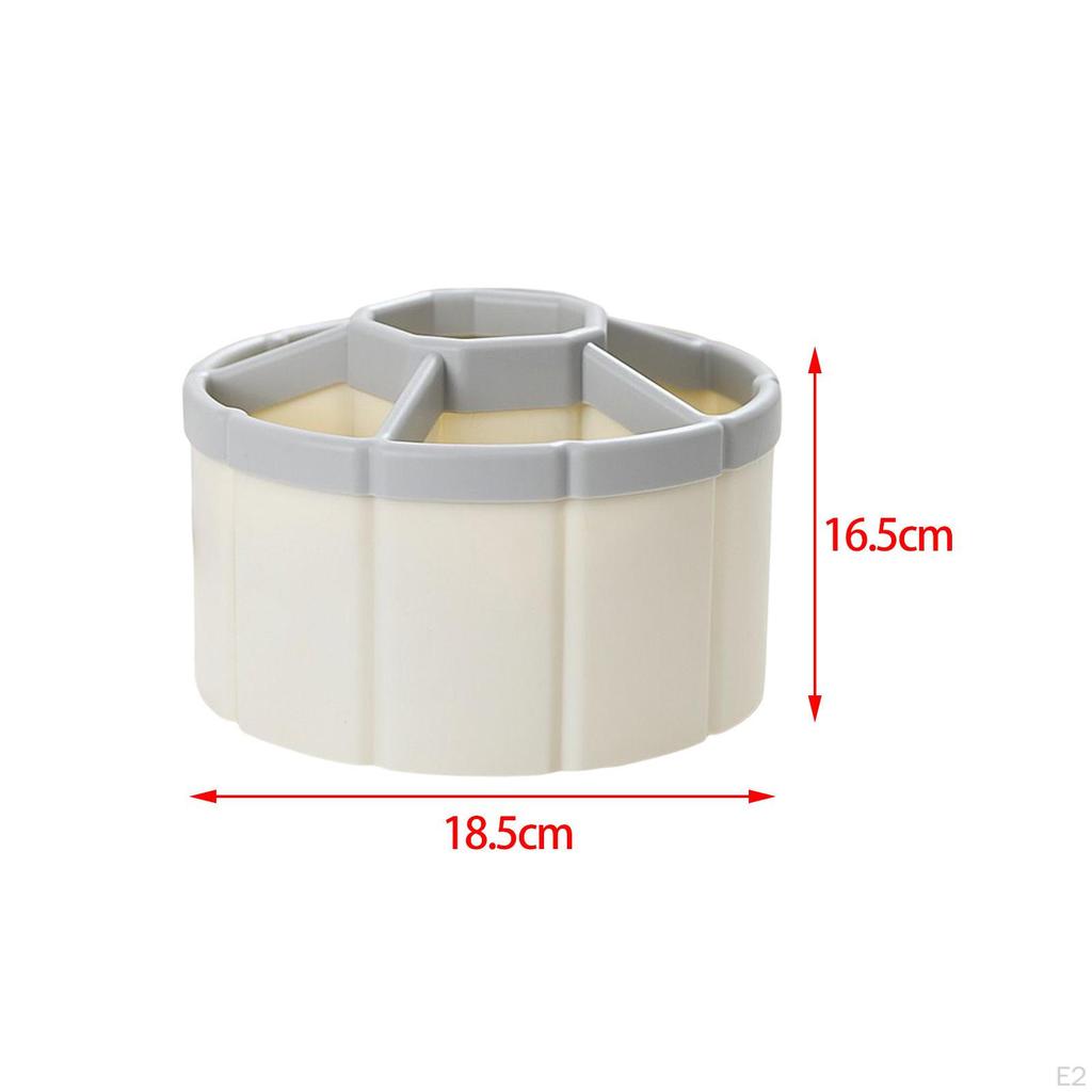 Degree Rotatable Pencil Cup Desk Pen Holder Boys Girls Large Capacity Desktop Stationery
