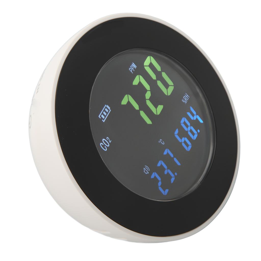 HT 501 CO2 Detector Portable Air Quality Monitor Carbon Dioxide Detector for Home Office