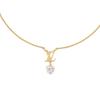 Iconic Heart Logo Design Necklace Women Necklace Gold M02387