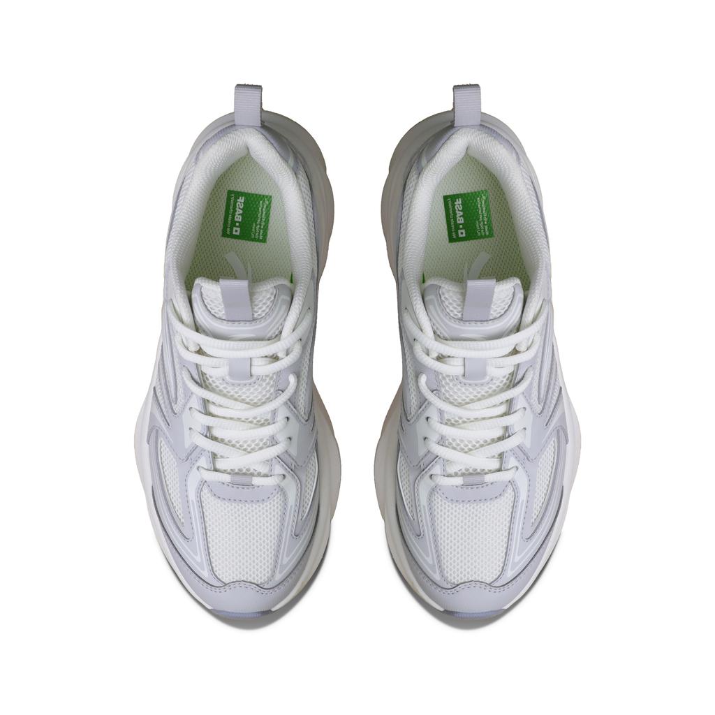 Anta Millennium Glacier Breathable Cushioning Height Increasing Slip Resistant Low top Chunky Sneakers Women's 122618896R-4