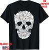 Cat Skull T-Shirt Kitty Skeleton Halloween T-Shirt, UNISEX TEE