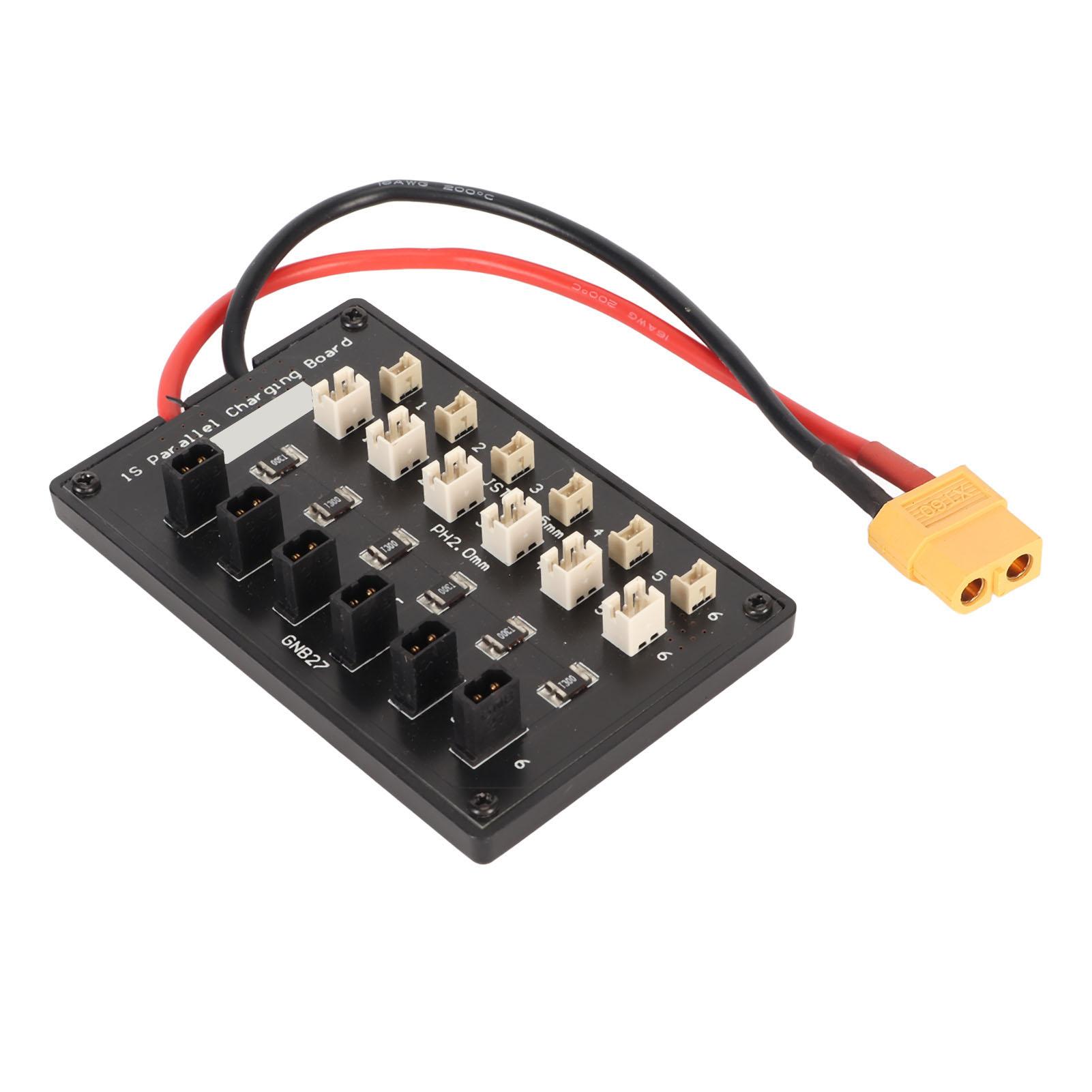 

GNB27 JST PH 2.0 разъем 1S RC Lipo аккумуляторная батарея параллельная зарядная плата для Tiny для Whoop для Blade