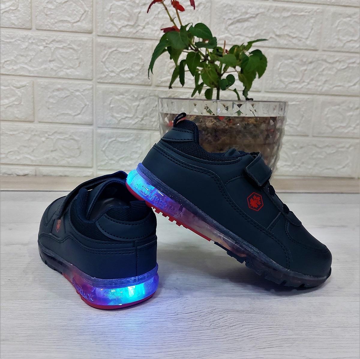 

Кепка лесоруба Темно-синяя детская спортивная обувь с удобной подошвой и подсветкой 26