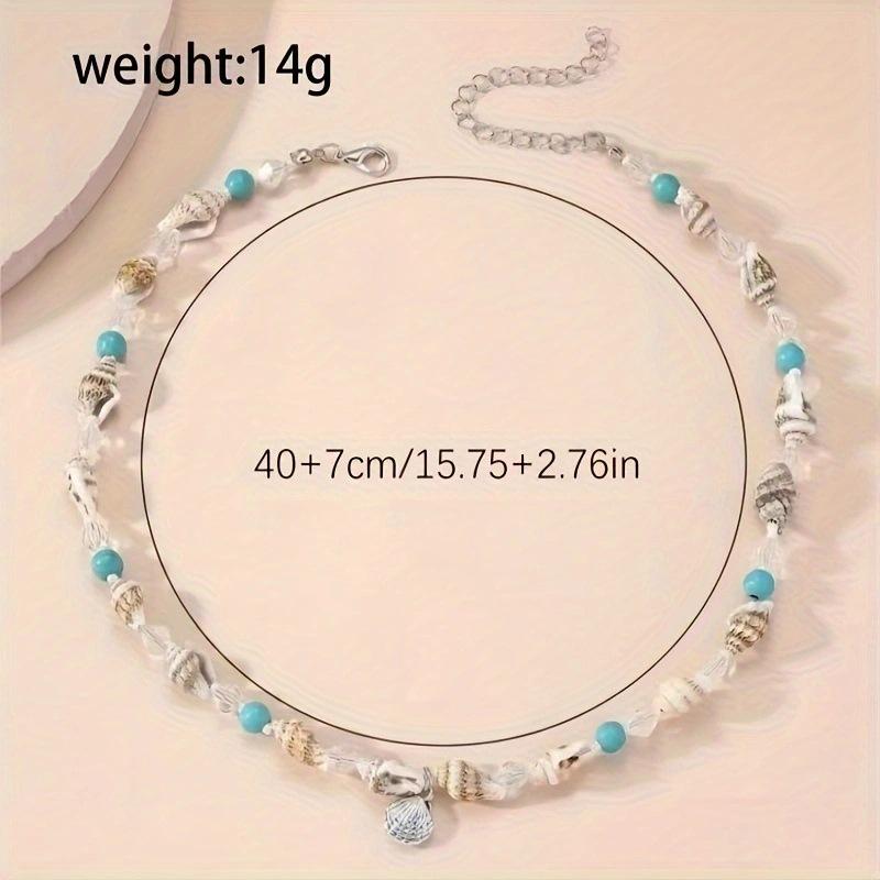 Boho Beach Bohemian Shell Choker Necklaces For Women Girls Summer Fashion Jewelry Chained Starfish Pendants Necklace Gifts