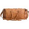 Pánská kožená taška Extra Large Luggage Travel Weekend Duffle Bag