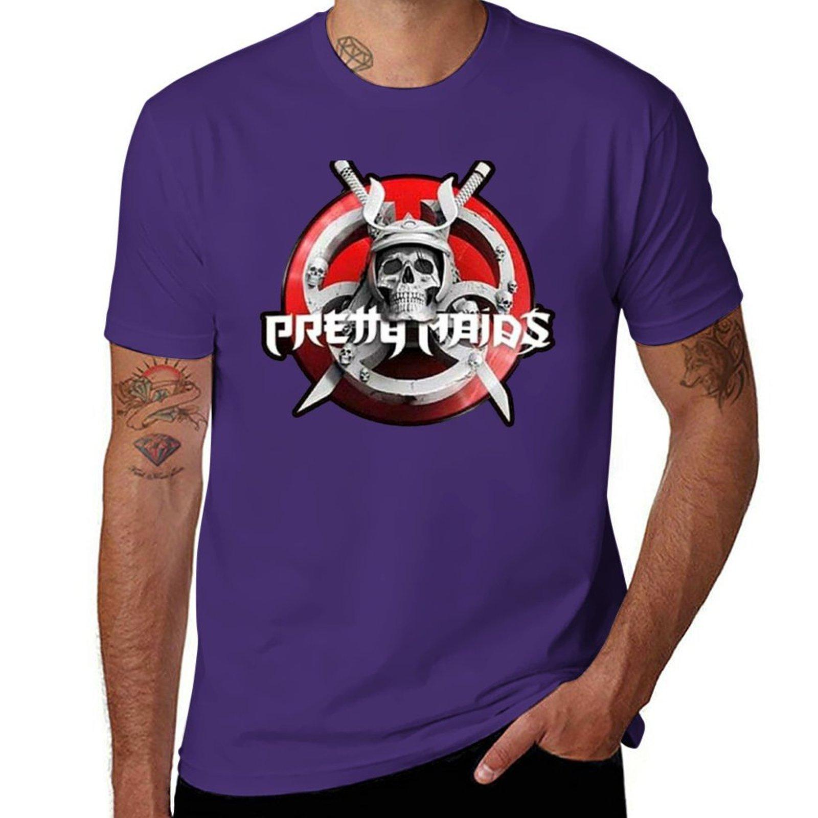 

best selling pretty maids hard rock album art band heavy metal tour logo T-Shirt anime clothes shirts graphic tees mens t shirts 3XL