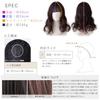 Brightlara Women's Natural Full Wig, Semi-Long/Medium Length, Perm/Wave, hf1979-CR