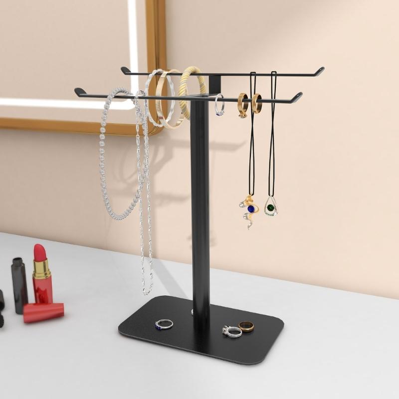 Elegant Necklace Holder Stainless Steel Jewelry Display Rack Necklace Display Equipment Stainless Steel Jewelry Stand