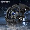Sanda Tactical Luminous Waterproof Mountaineering Watch for Men - Multifunctional and Sporty