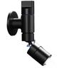 Stainless Steel In-wall Faucet Splashproof Design Two Water Outlet Modes Single Cold Water Faucet Mini Wash Basin Tap